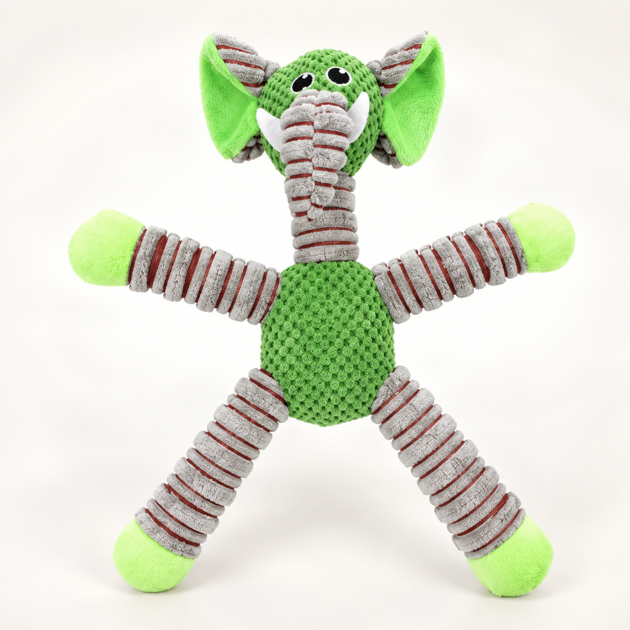 Knotted Rope Plush Animal Dog Toy - Image 3