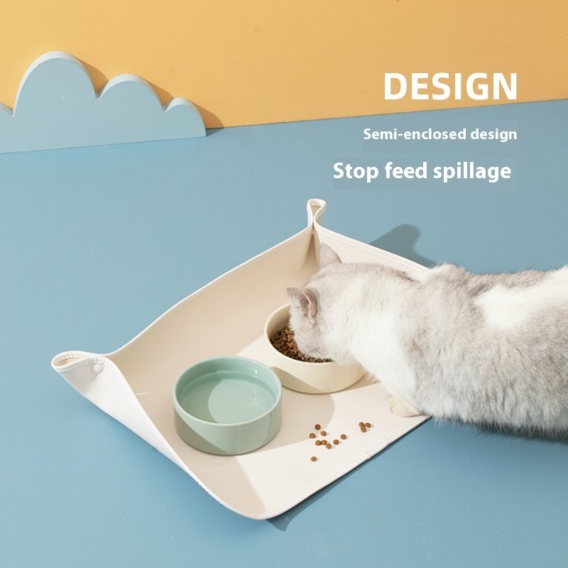 Leather Pet Feeding Mat - Image 3