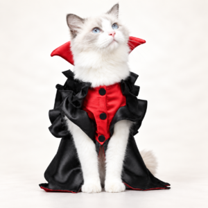 Cat Halloween Vampire Transformation Costume